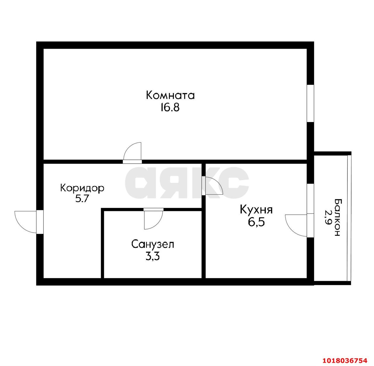 Фото №10: 1-комнатная квартира 35&nbsp;м², 1/5&nbsp;эт. - Краснодар, Прикубанский внутригородской округ, мкр. жилой комплекс Западный Город, ул. Крылатская, 15