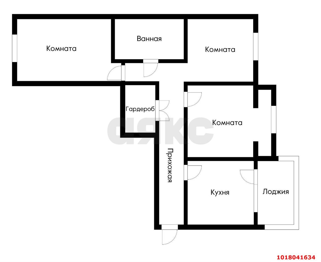 Фото №14: 3-комнатная квартира 57&nbsp;м², 7/9&nbsp;эт. - Краснодар, Прикубанский внутригородской округ, Славянский, мкр. Светлоград, ул. Красных Партизан, 1/4к5