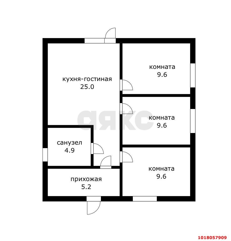 Фото №11: Дом 60&nbsp;м² + 4.04&nbsp;сот., 1&nbsp;эт. - СНТ Кубаночка-Белозёрный, мкр. Прикубанский внутригородской округ, ул. Садовая