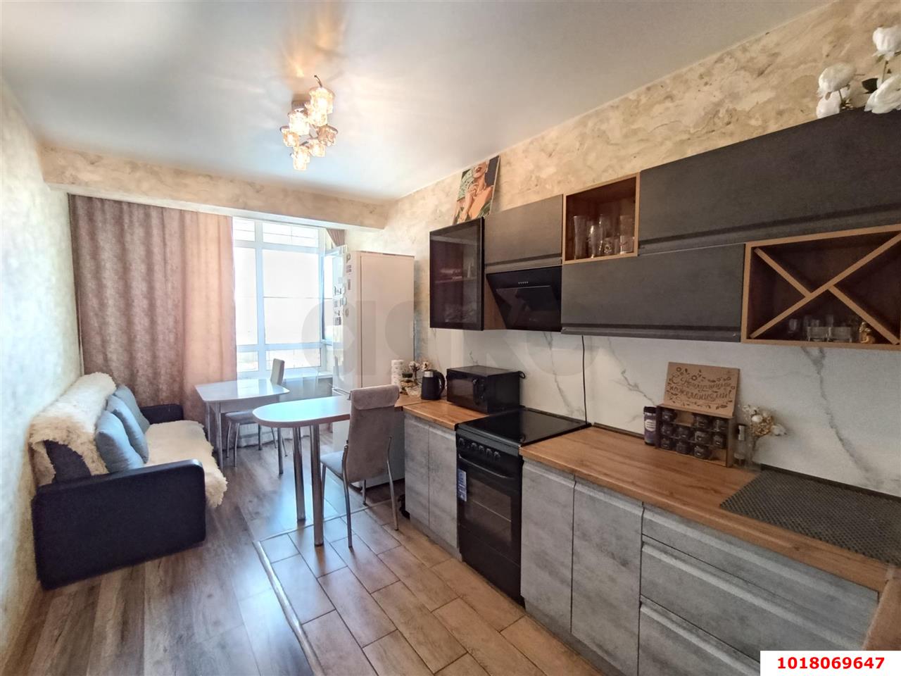 Фото №1: 1-комнатная квартира 50&nbsp;м², 12/16&nbsp;эт. - Краснодар, Прикубанский внутригородской округ, мкр. 9-й километр, ул. Ярославская, 113к1