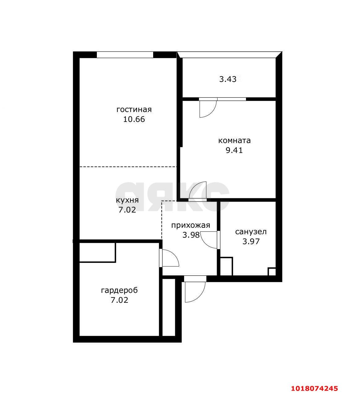 Фото №20: 2-комнатная квартира 41&nbsp;м², 14/16&nbsp;эт. - Краснодар, Карасунский внутригородской округ, Хлопчато-бумажный Комбинат, мкр. жилой квартал Патрики, ул. Старокубанская, 122/7