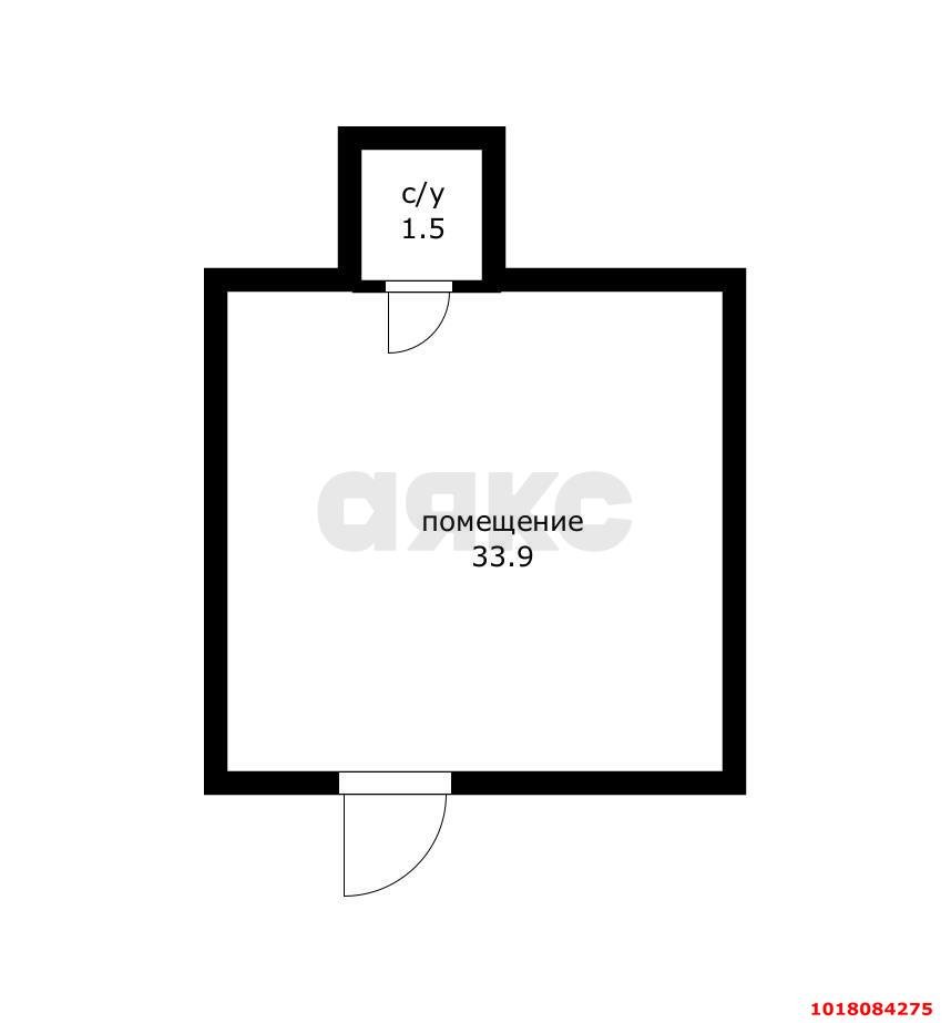 Фото №1: Торговое помещение 35&nbsp;м², 24&nbsp;эт. - Краснодар, Прикубанский внутригородской округ, Музыкальный, ЖК Времена Года, мкр. имени Петра Метальникова, ул. Петра Метальникова, 5