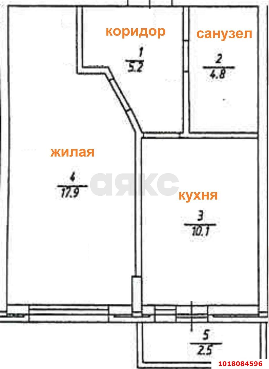 Фото №10: 1-комнатная квартира 42&nbsp;м², 6/18&nbsp;эт. - Краснодар, Прикубанский внутригородской округ, имени Петра Метальникова, мкр. жилой комплекс Инсити, ул. Евгении Жигуленко, 11/2