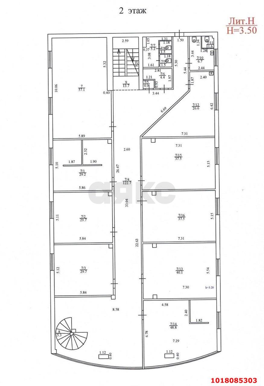 Фото №15: Отдельное здание 1869&nbsp;м², 4&nbsp;эт. - Краснодар, мкр. Западный внутригородской округ, ул. Красных Партизан, 180