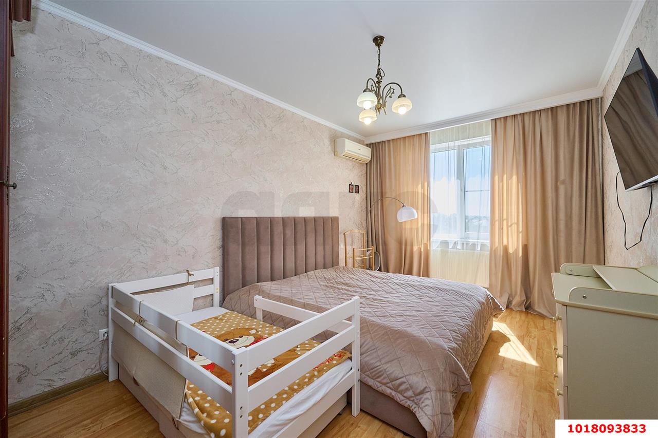 Фото №6: 3-комнатная квартира 93&nbsp;м², 6/18&nbsp;эт. - Краснодар, Центральный внутригородской округ, Черёмушки, мкр. ЖК Черёмушки, ул. Кубанская, 47