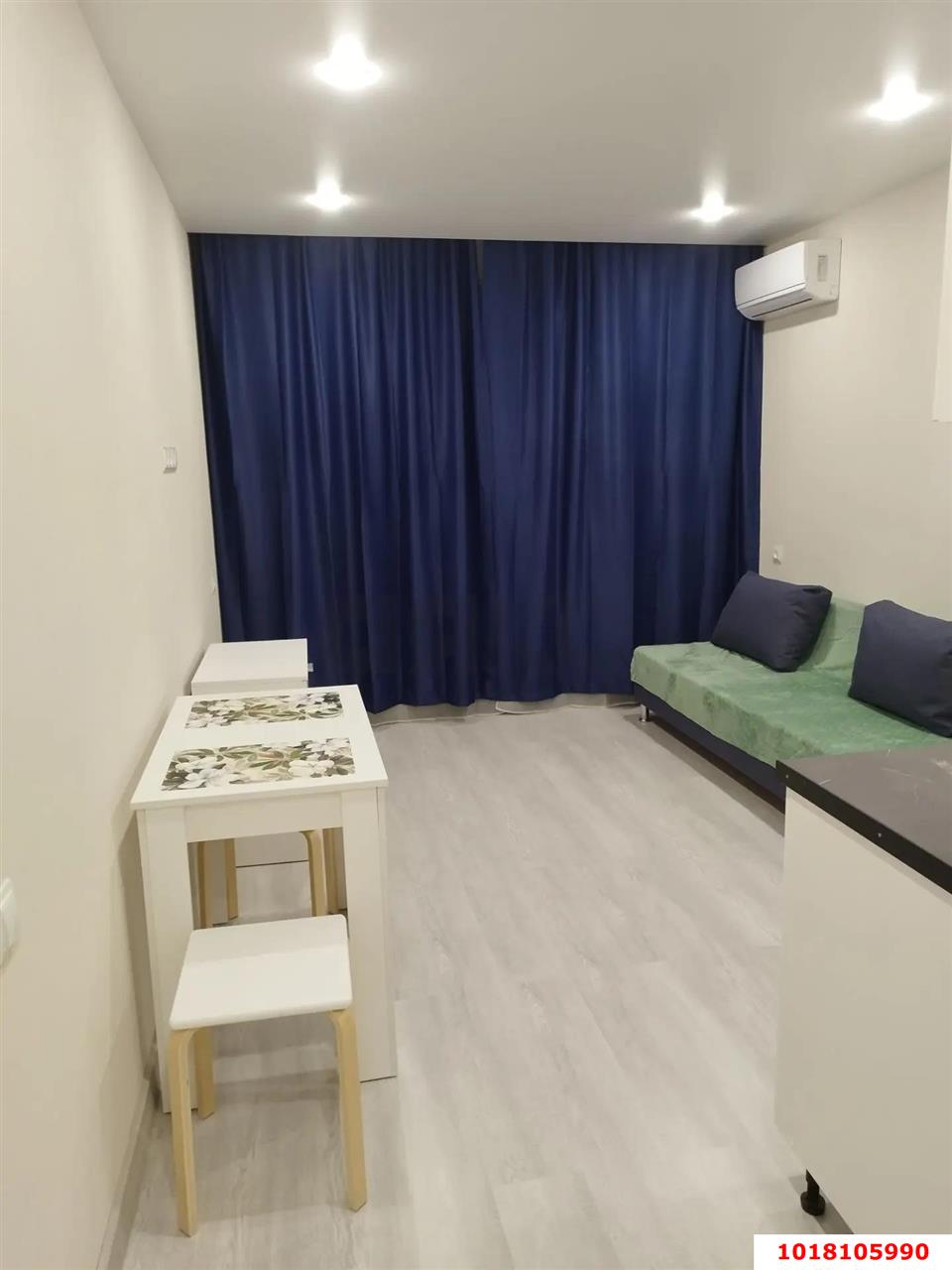 Фото №4: Студия 22&nbsp;м², 15/19&nbsp;эт. - Краснодар, Прикубанский внутригородской округ, имени Петра Метальникова, мкр. жилой комплекс Времена Года-2, ул. Евгении Жигуленко, 5к1
