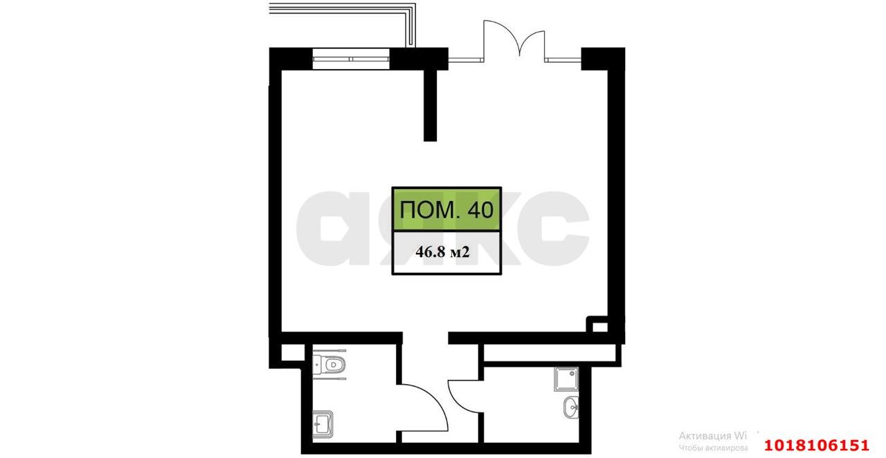 Фото №10: Торговое помещение 46&nbsp;м², 1/16&nbsp;эт. - Краснодар, Прикубанский внутригородской округ, мкр. жилой комплекс Ракурс, ул. имени Героя Ростовского, 8