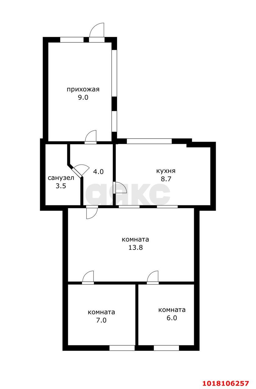 Фото №16: Часть дома 40&nbsp;м² + 1&nbsp;сот., 1&nbsp;эт. - Краснодар, мкр. Западный внутригородской округ, ул. Клубная, 12А