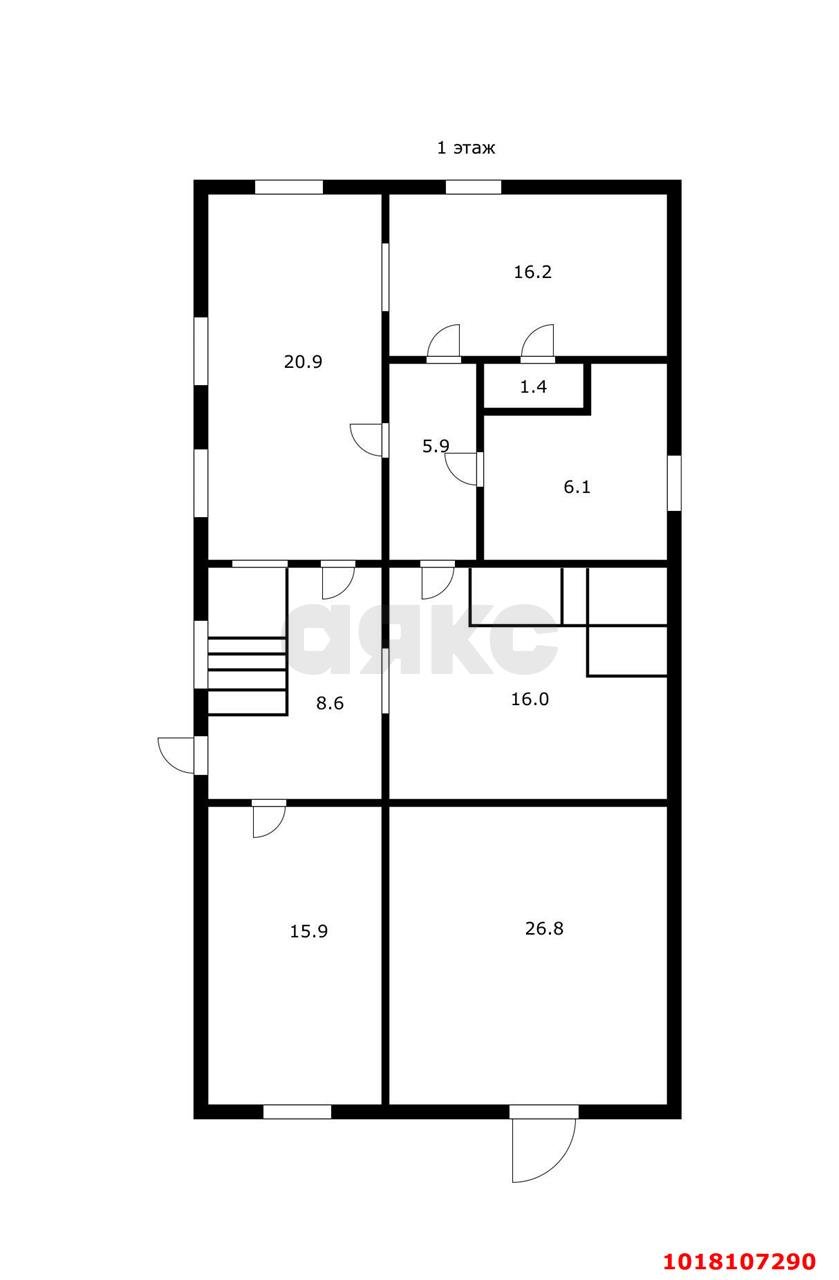 Фото №12: Дом 278&nbsp;м² + 16.09&nbsp;сот., 2&nbsp;эт. - Краснодар, Прикубанский внутригородской округ, мкр. Сады Калинина, ул. Семёновская