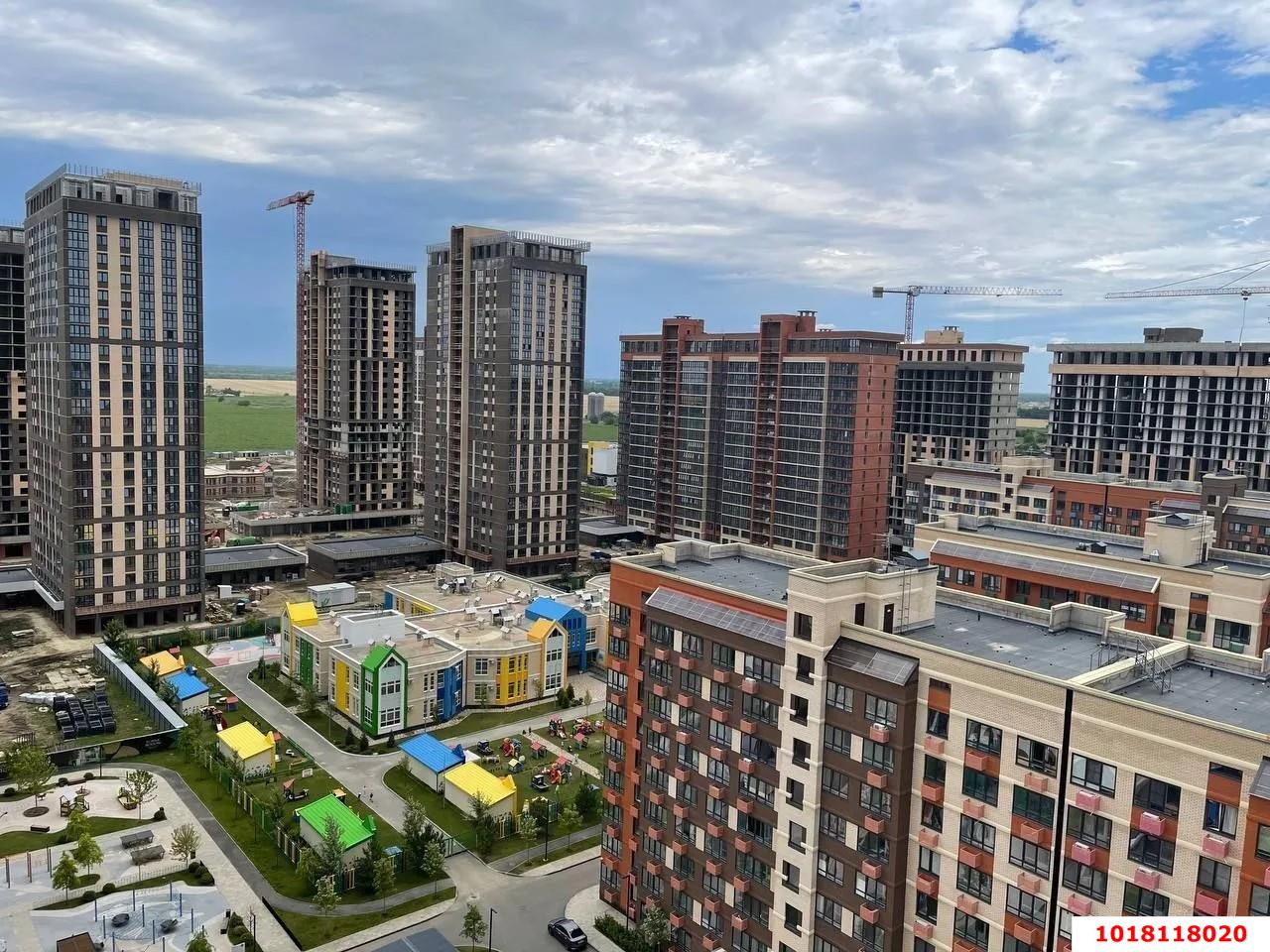 Фото №3: 1-комнатная квартира 43&nbsp;м², 2/18&nbsp;эт. - Знаменский, Карасунский внутригородской округ, мкр. Родные Просторы, ул. Природная, 10Бк5