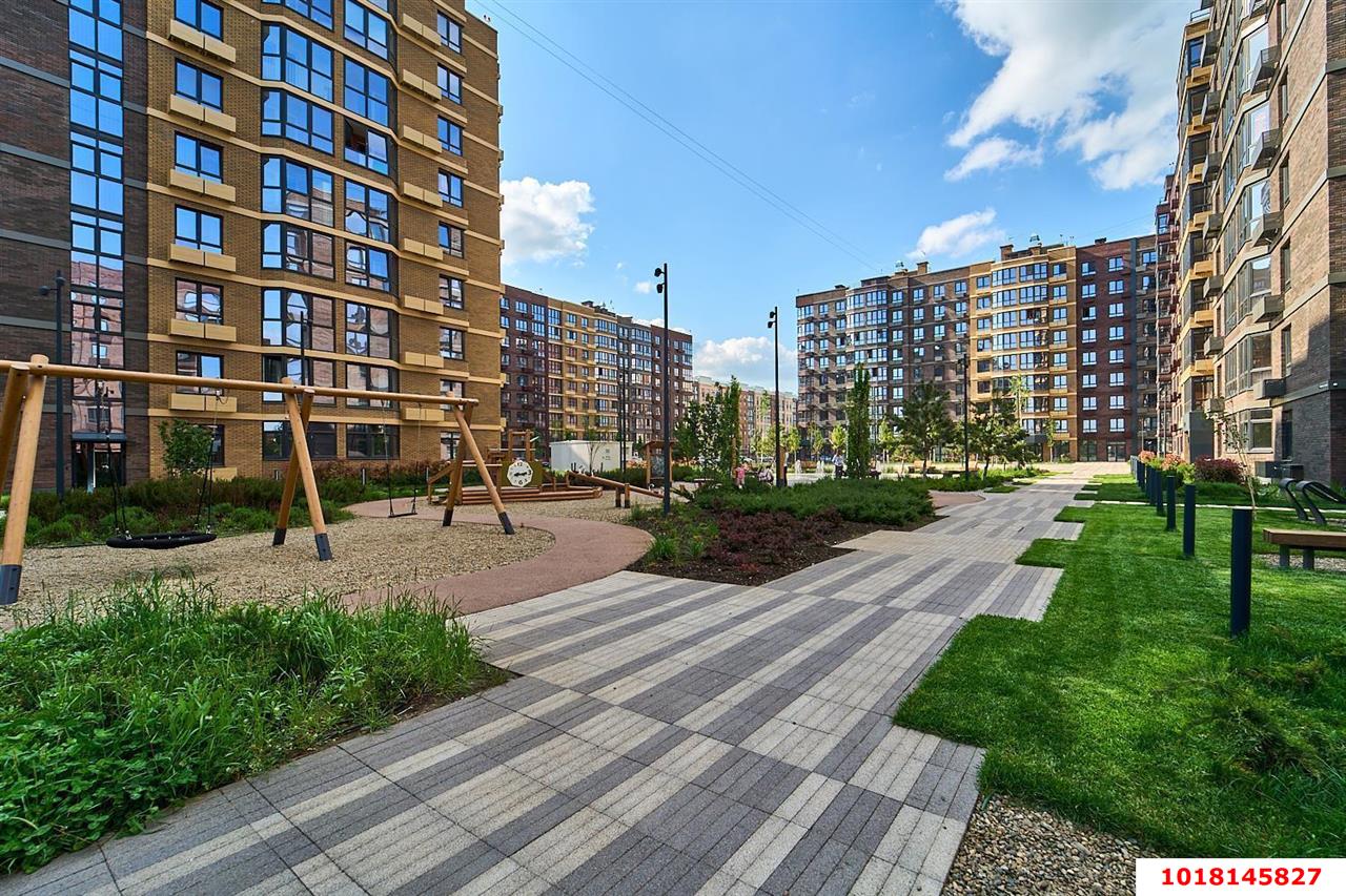 Фото №4: 1-комнатная квартира 34&nbsp;м², 5/9&nbsp;эт. - Краснодар, Прикубанский внутригородской округ, мкр. жилой комплекс Спортивная Деревня, ул. имени Генерала Корнилова, 18к1