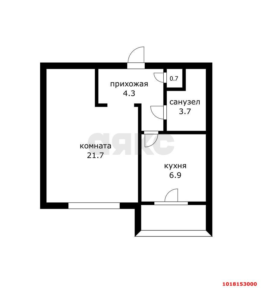 Фото №9: 1-комнатная квартира 37&nbsp;м², 8/9&nbsp;эт. - Краснодар, Прикубанский внутригородской округ, мкр. 40 лет Победы, ул. Армавирская, 60