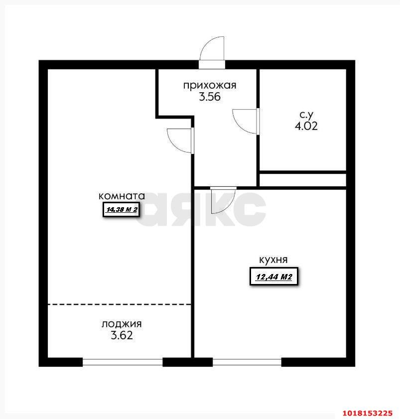 Фото №23: 1-комнатная квартира 39&nbsp;м², 4/17&nbsp;эт. - Краснодар, Центральный внутригородской округ, мкр. Черёмушки, ул. Обрывная, 132/1к17