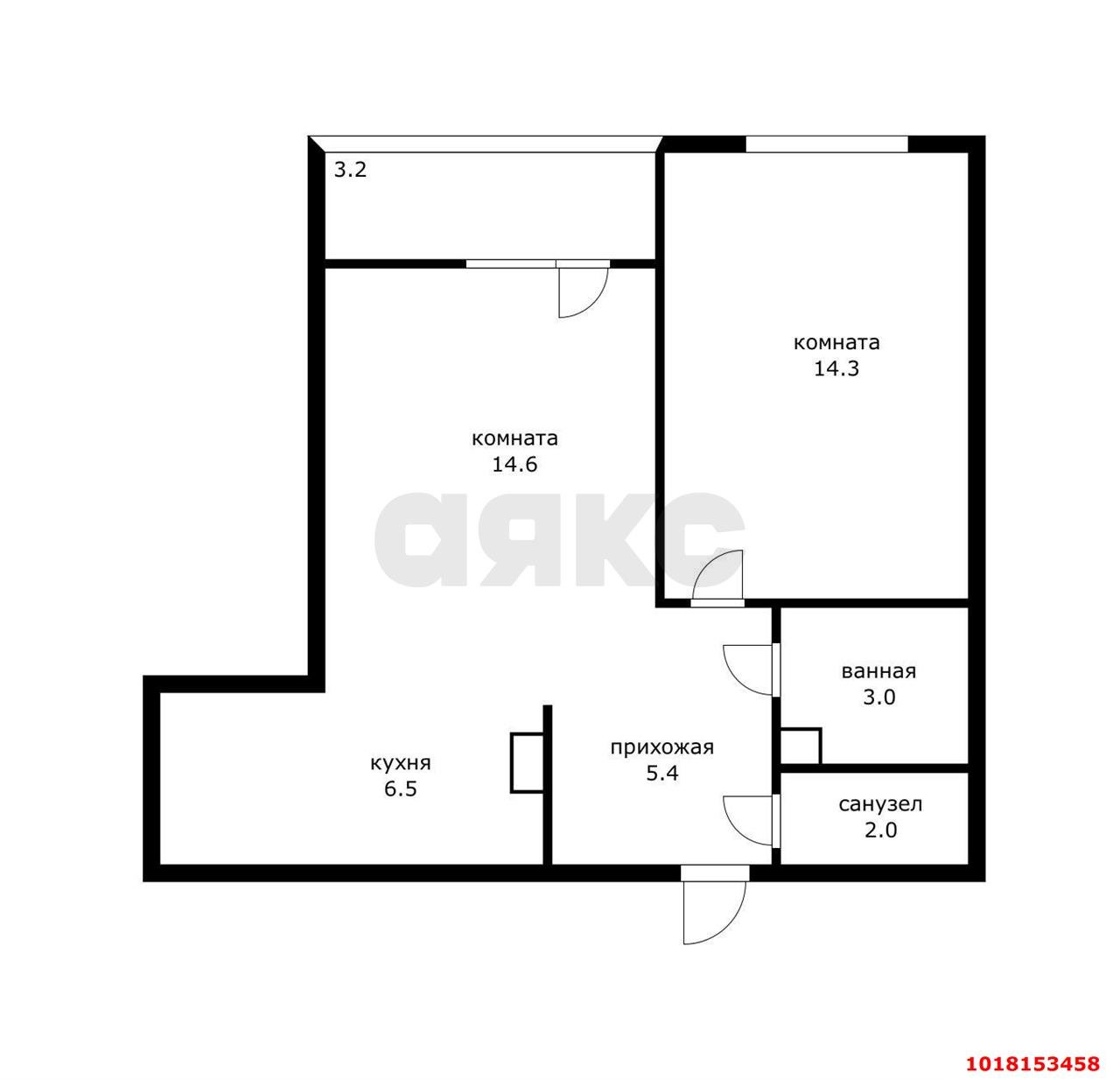 Фото №13: 1-комнатная квартира 50&nbsp;м², 4/16&nbsp;эт. - Краснодар, Прикубанский внутригородской округ, мкр. жилой комплекс Самолёт-5, ул. Ивана Беличенко, 97