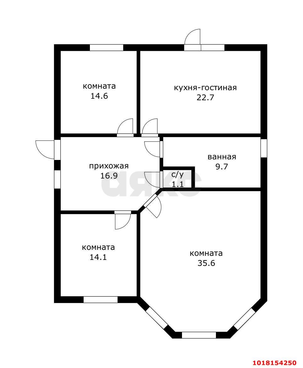 Фото №7: Дом 114&nbsp;м² + 5.7&nbsp;сот., 1&nbsp;эт. - Выселки, мкр. квартал Суворовка, ул. Спортивная, 43