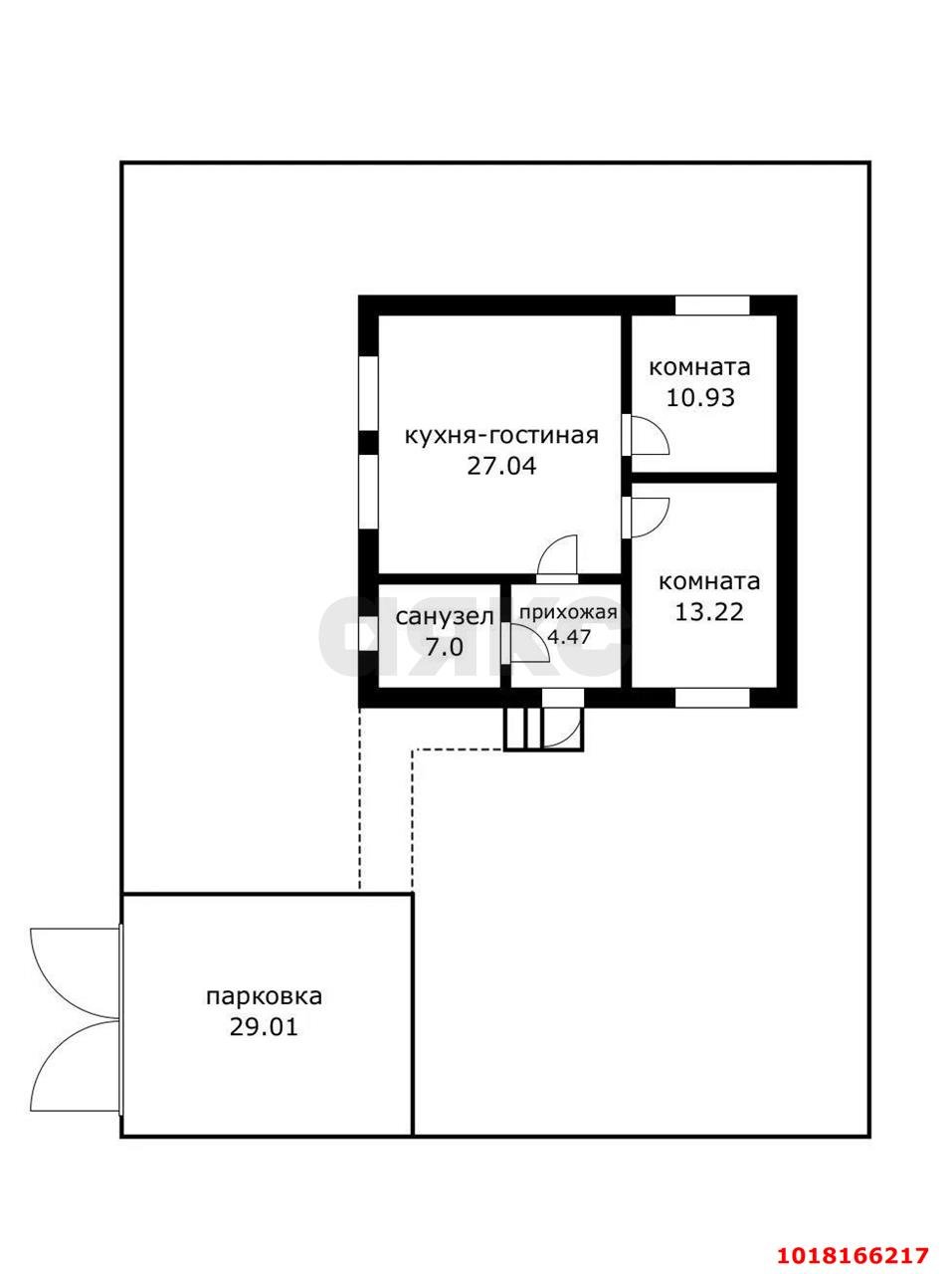 Фото №13: Дом 63&nbsp;м² + 3.08&nbsp;сот., 1&nbsp;эт. - № 7, мкр. Прикубанский внутригородской округ, ул. 1-я Линия, 2