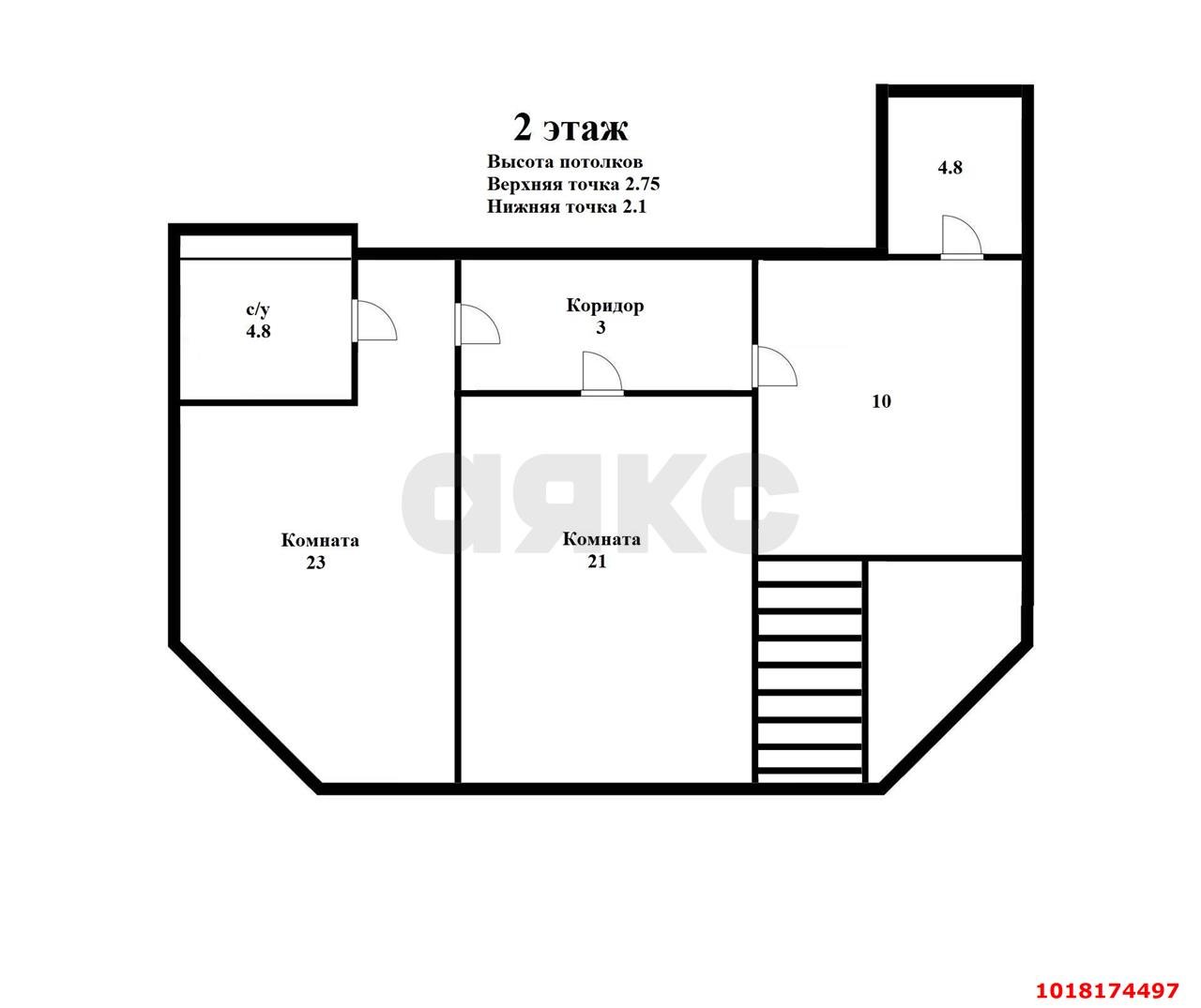 Фото №9: 3-комнатная квартира 176&nbsp;м², 20/21&nbsp;эт. - Краснодар, Центральный внутригородской округ, мкр. Центральный, ул. Ломоносова, 97