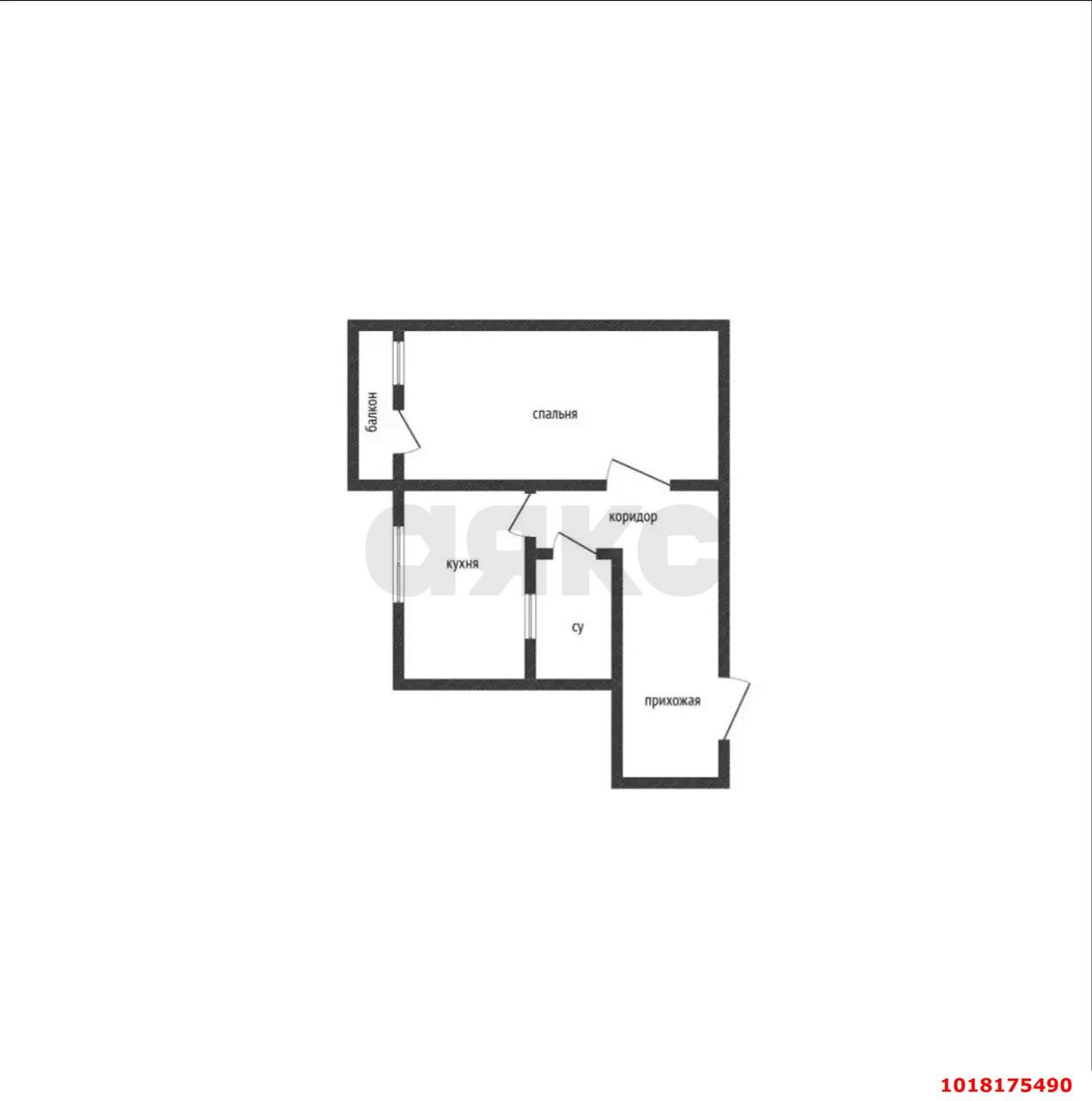 Фото №9: 1-комнатная квартира 32&nbsp;м², 3/5&nbsp;эт. - Краснодар, Прикубанский внутригородской округ, мкр. имени Н.И. Вавилова, ул. Вавилова, 4