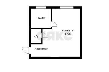 Фото №1: 1-комнатная квартира 29 м², 2/2 эт. - Краснодар, мкр. Западный внутригородской округ, ул. Рашпилевская, 189/4