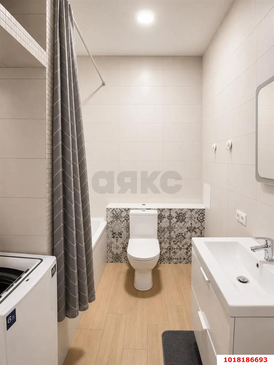 Фото №7: 1-комнатная квартира 44&nbsp;м², 15/19&nbsp;эт. - Краснодар, Прикубанский внутригородской округ, Авиагородок, мкр. ЖК На Стахановской, ул. Стахановская, 1