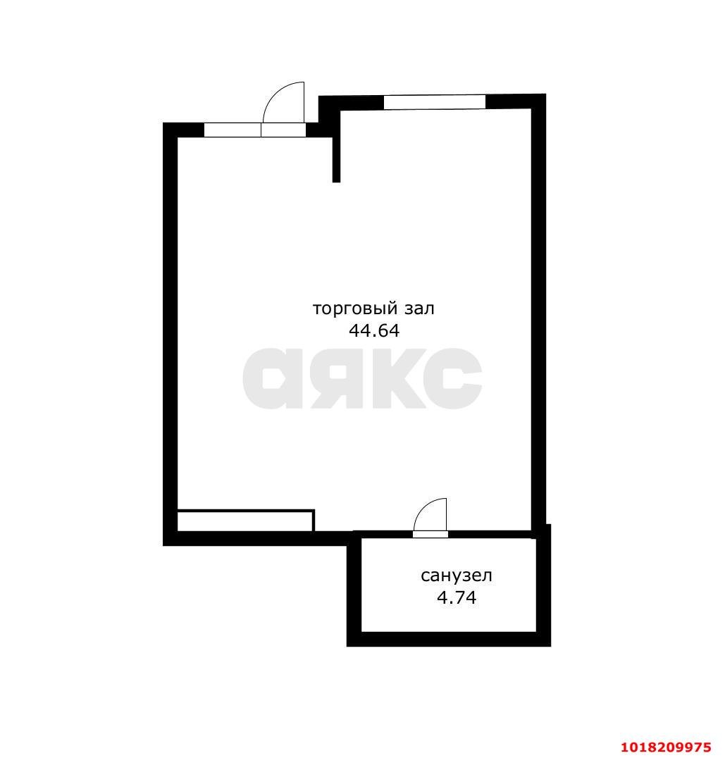Фото №8: Студия 46&nbsp;м², 1/8&nbsp;эт. - Южный, мкр. жилой комплекс История-2, ул. Екатерининская, 3к1
