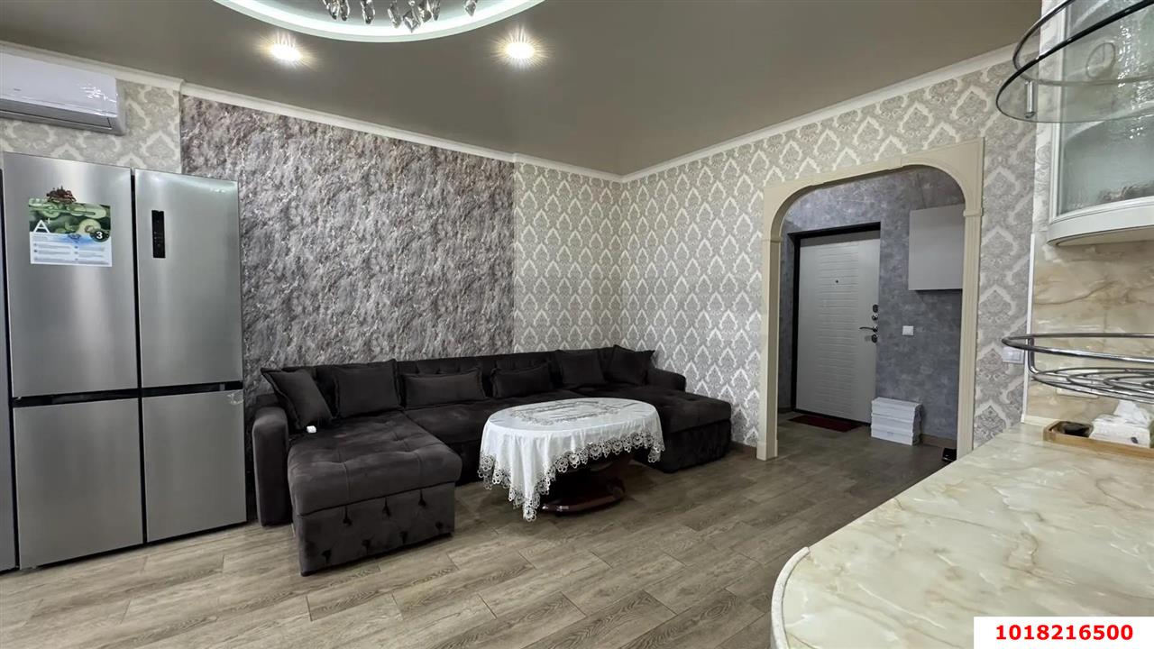 Фото №4: 2-комнатная квартира 55&nbsp;м², 5/9&nbsp;эт. - Знаменский, Карасунский внутригородской округ, мкр. Родные Просторы, ул. Природная, 10Бк20