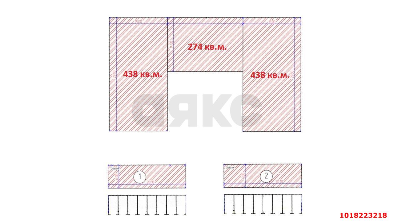Фото №13: Коммерция 1150&nbsp;м², 1&nbsp;эт. - Краснодар, мкр. Карасунский внутригородской округ, ул. имени Мецената Лю Трахова