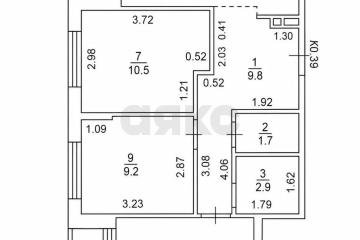 Фото №1: 3-комнатная квартира 60&nbsp;м², 5/9&nbsp;эт. - Краснодар, мкр. жилой комплекс Новые Сезоны, ул. Скандинавская, 1к10