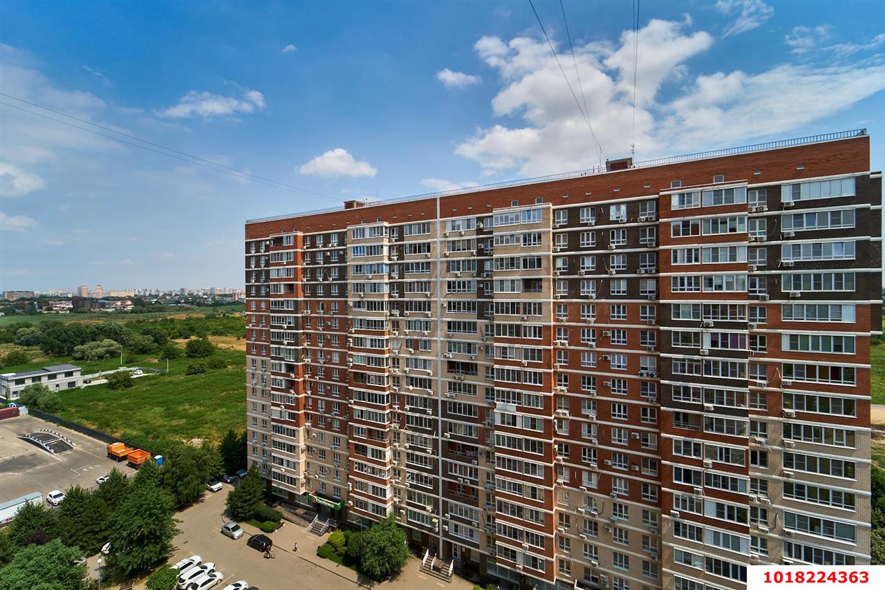 Фото №2: 1-комнатная квартира 38&nbsp;м², 6/18&nbsp;эт. - Краснодар, Карасунский внутригородской округ, Пашковский, Участок №24, мкр. жилой комплекс Гарант, ул. Трудовой Славы, 43