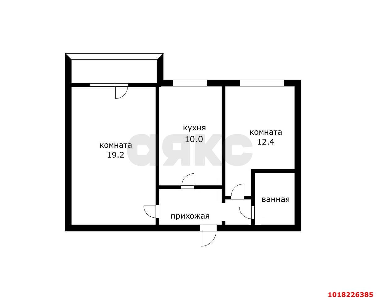 Фото №17: 2-комнатная квартира 51&nbsp;м², 2/9&nbsp;эт. - Краснодар, Карасунский внутригородской округ, мкр. Гидростроителей, ул. имени Игнатова, 65