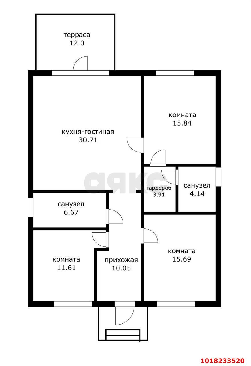 Фото №6: Дом 114&nbsp;м² + 4.3&nbsp;сот., 1&nbsp;эт. - Краснодар, Прикубанский внутригородской округ, мкр. жилой комплекс Дания, ул. Атлантическая