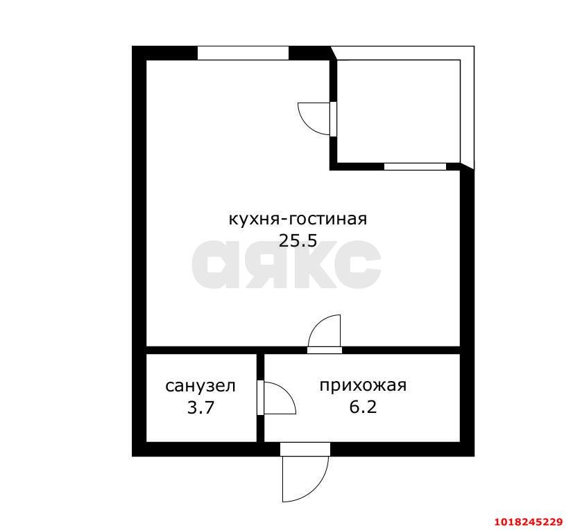 Фото №12: 1-комнатная квартира 41&nbsp;м², 7/14&nbsp;эт. - Краснодар, Западный внутригородской округ, мкр. Центральный, ул. Кубанская Набережная, 52к2