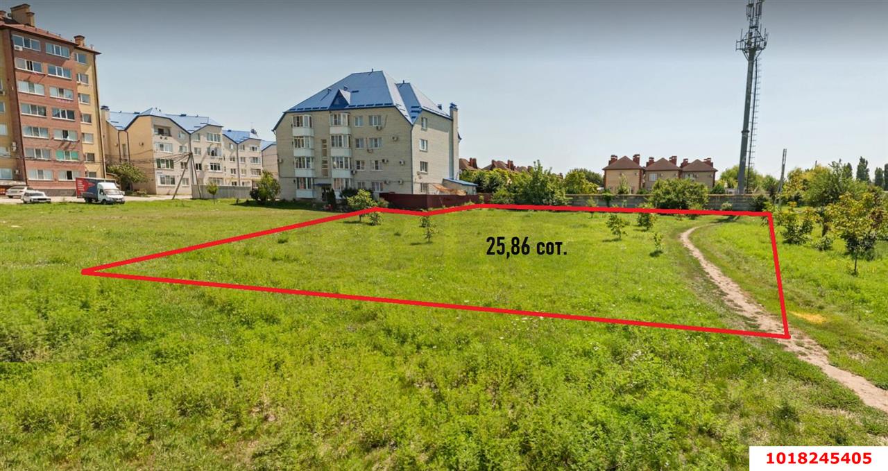 Фото №5: Земельный участок под ИЖС 25.86&nbsp;сот. - Краснодар, Прикубанский внутригородской округ, мкр. Новый, ул. Апрельская