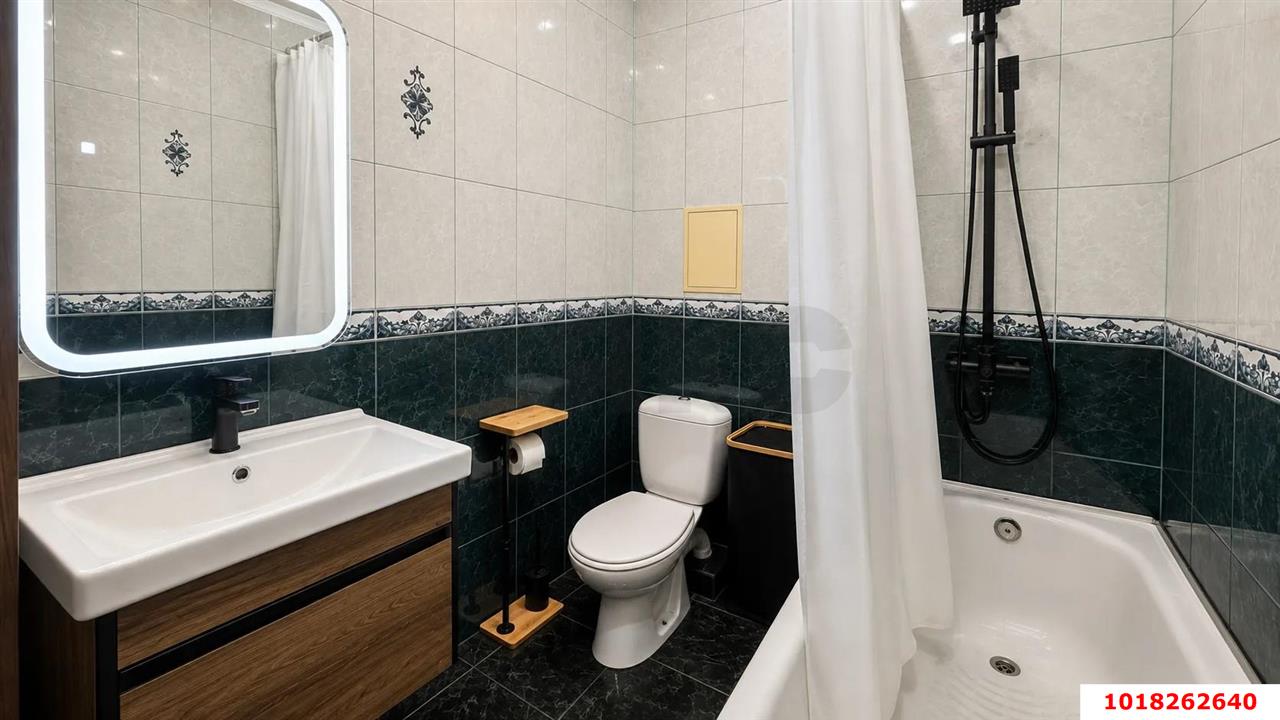Фото №4: 1-комнатная квартира 42&nbsp;м², 2/3&nbsp;эт. - Краснодар, Прикубанский внутригородской округ, Калинино, мкр. Завод Радиоизмерительных Приборов, ул. Бульварная, 34