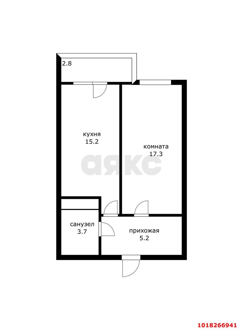Фото №17: 1-комнатная квартира 44&nbsp;м², 3/16&nbsp;эт. - Краснодар, Прикубанский внутригородской округ, Музыкальный, мкр. ЖК Территория Счастья, ул. Евгении Жигуленко, 3к1