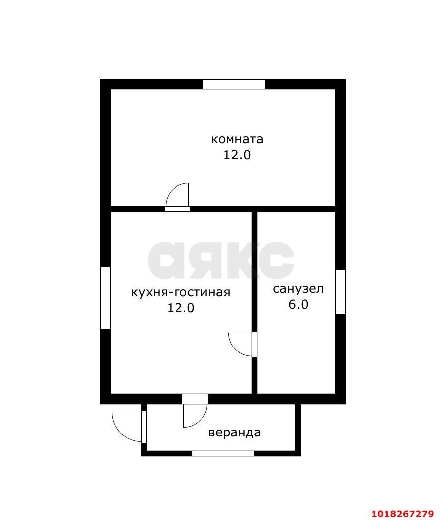 Фото №10: Дом 30&nbsp;м² + 4&nbsp;сот., 1&nbsp;эт. - СТ Юбилейное, мкр. Прикубанский внутригородской округ, ул. Виноградная, 27