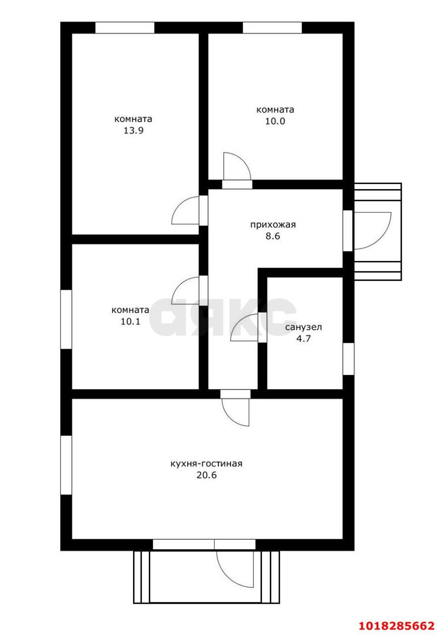 Фото №2: Дом 71&nbsp;м² + 3&nbsp;сот., 1&nbsp;эт. - Старокорсунская, Карасунский внутригородской округ, мкр. СНТ Прибрежный, ул. 3-я Викторианская