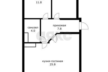 Фото №1: 3-комнатная квартира 64 м², 5/7 эт. - Краснодар, мкр. жилой комплекс На Душистой, ул. Душистая, 30к1