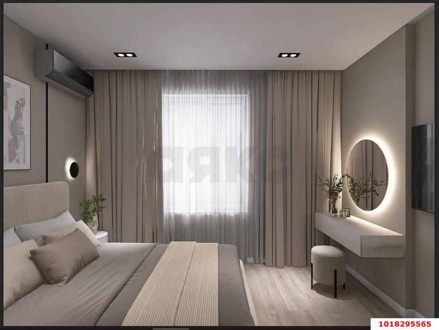 Фото №5: 1-комнатная квартира 40&nbsp;м², 14/18&nbsp;эт. - Краснодар, Карасунский внутригородской округ, Черёмушки, мкр. ЖК Айвазовский, ул. Старокубанская, 123А