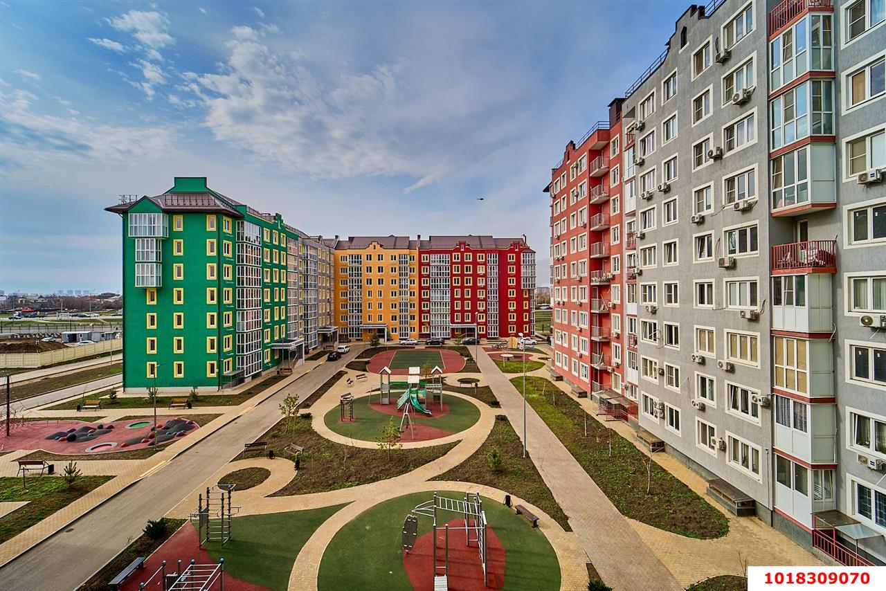 Фото №2: Студия 24&nbsp;м², 3/8&nbsp;эт. - Краснодар, Прикубанский внутригородской округ, мкр. жилой комплекс Европа-Сити, ул. Античная, 4
