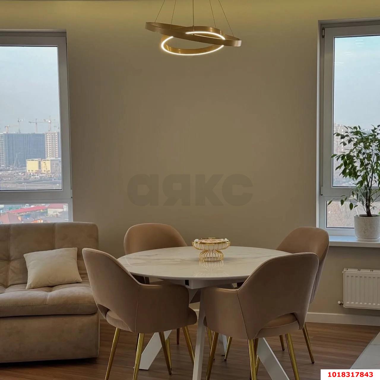 Фото №2: 2-комнатная квартира 60&nbsp;м², 13/24&nbsp;эт. - Краснодар, Прикубанский внутригородской округ, мкр. Любимово, 5