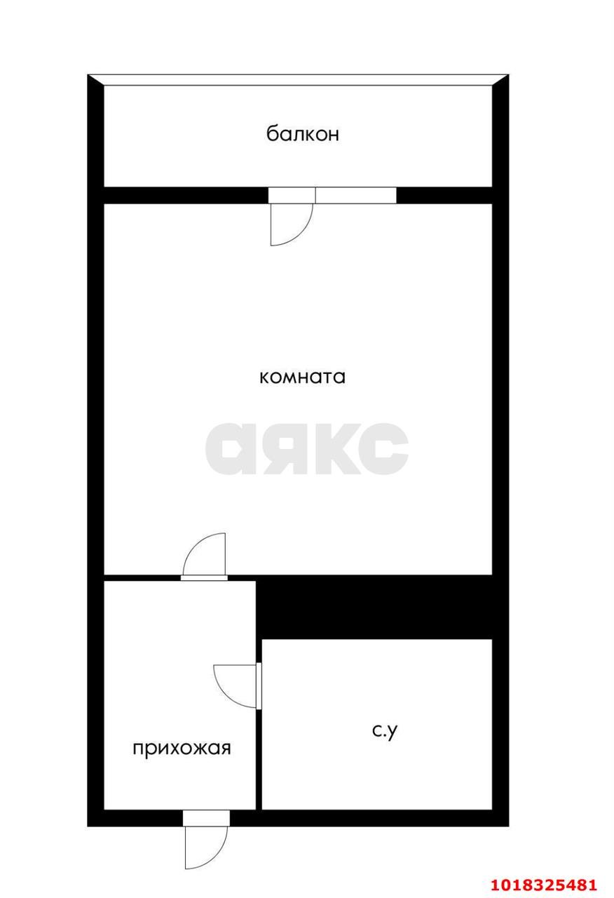 Фото №10: Студия 25&nbsp;м², 22/24&nbsp;эт. - Краснодар, Прикубанский внутригородской округ, мкр. жилой комплекс Свобода, ул. Домбайская, 55к8