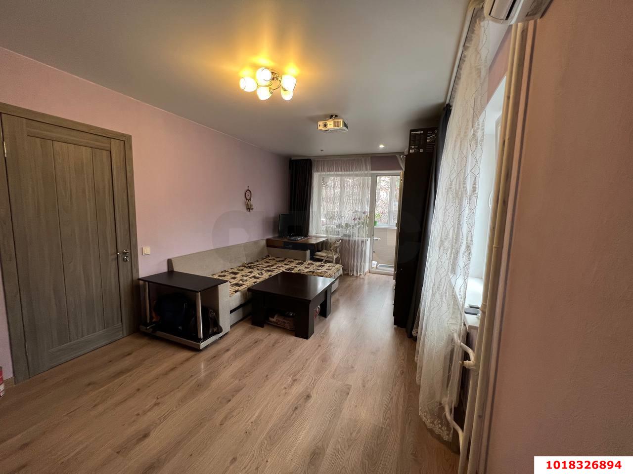 Фото №4: 1-комнатная квартира 32&nbsp;м², 2/5&nbsp;эт. - Краснодар, Западный внутригородской округ, мкр. Фестивальный, ул. Котовского, 98