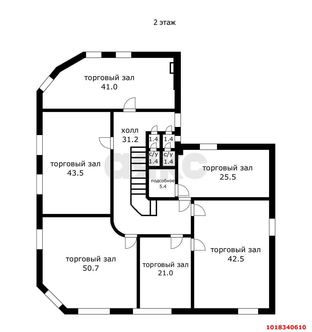 Фото №13: Отдельное здание 582&nbsp;м², 2&nbsp;эт. - Афипский, ул. Ленина, 140