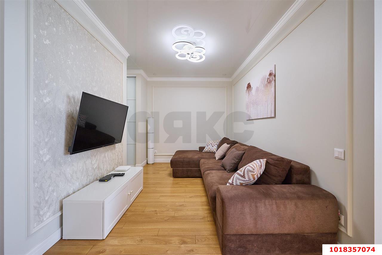 Фото №6: 1-комнатная квартира 50&nbsp;м², 5/25&nbsp;эт. - Краснодар, Западный внутригородской округ, Фестивальный, мкр. ЖК Тургенев, ул. Дальняя, 8к1