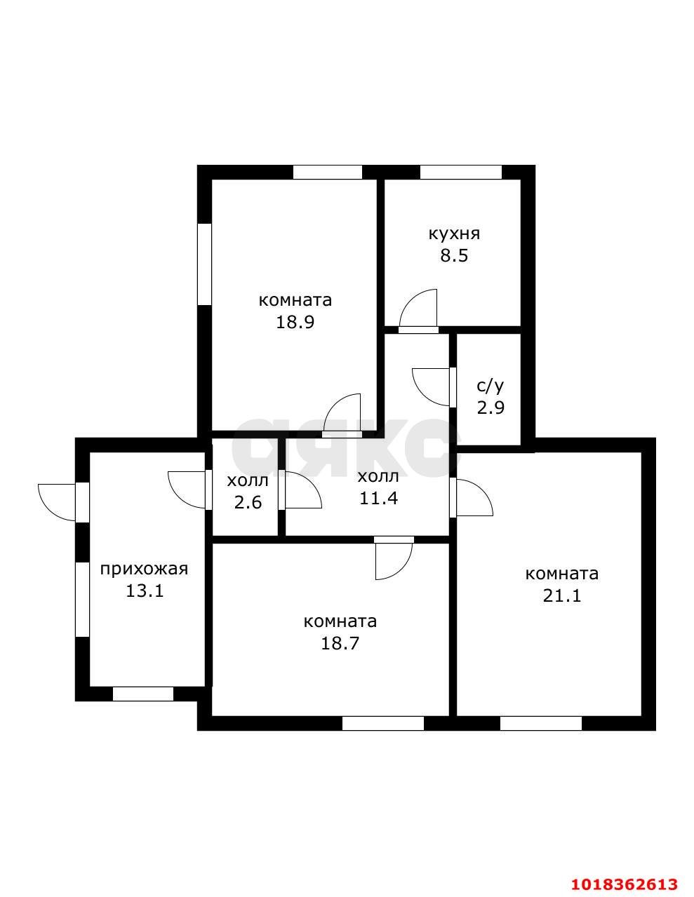 Фото №14: 3-комнатная квартира 97&nbsp;м², 1/1&nbsp;эт. - Шенджий, ул. Железнодорожная, 3