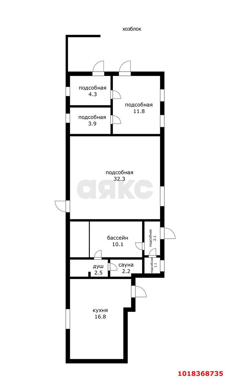 Фото №24: Дом 267&nbsp;м² + 10&nbsp;сот., 2&nbsp;эт. - Ленина, мкр. Карасунский внутригородской округ, ул. Казачья, 12
