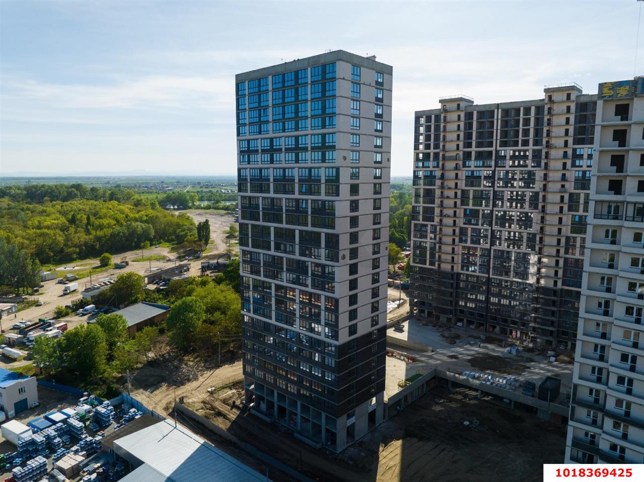 Фото №15: 2-комнатная квартира 64&nbsp;м², 4/23&nbsp;эт. - Краснодар, Центральный внутригородской округ, мкр. Черёмушки, ул. Обрывная, 132/1к1
