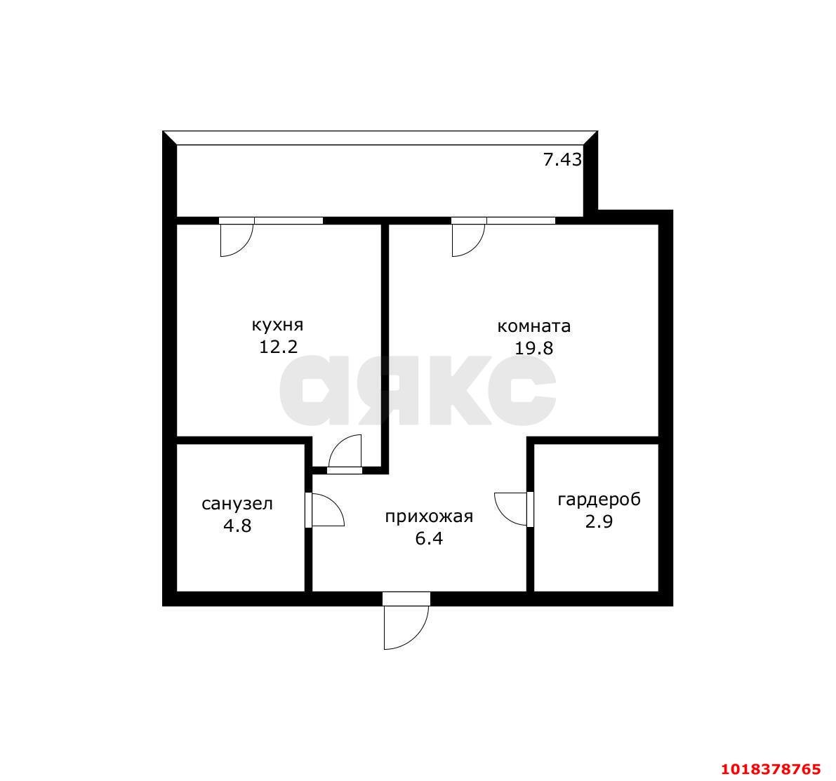 Фото №10: 1-комнатная квартира 53&nbsp;м², 6/24&nbsp;эт. - Краснодар, Кожзавод, ЖК Резиденция, мкр. Западный внутригородской округ, ул. Кожевенная, 22