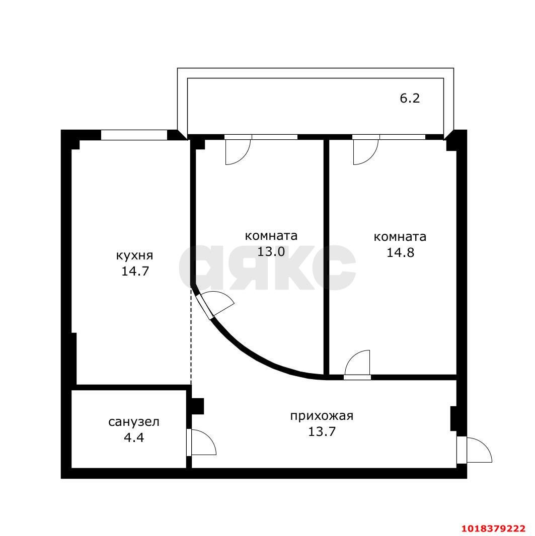 Фото №27: 2-комнатная квартира 66&nbsp;м², 2/3&nbsp;эт. - Краснодар, Прикубанский внутригородской округ, мкр. Сады Калинина, ул. Средняя, 92
